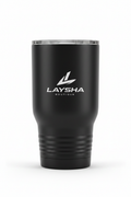 Vaso térmico negro mate con logo Laysha Boutique